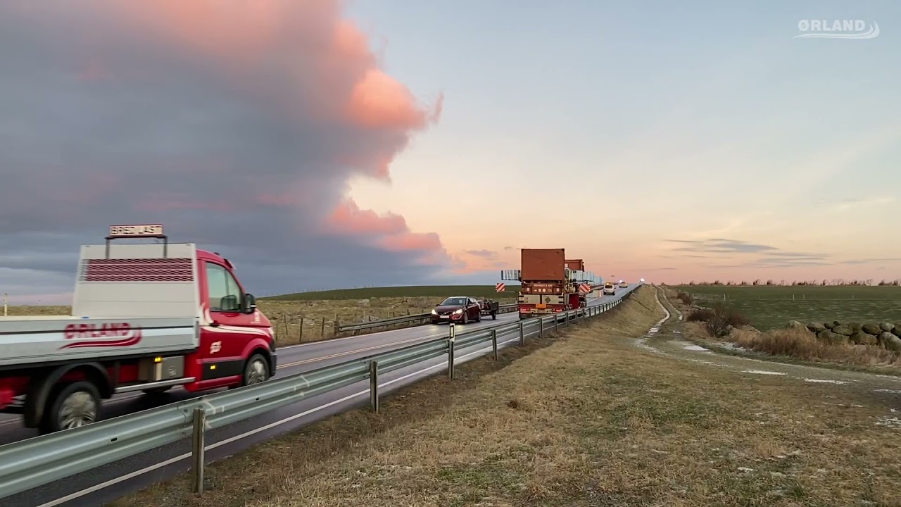Spesialtransport av gods på hele 5,20m bredde!