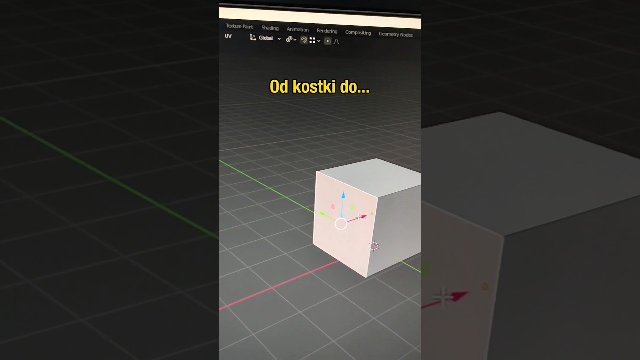 Od kostki do... AGRO-MASZ'a | Modelowanie FS22 | #shorts #3d #fs22 #mod #blender