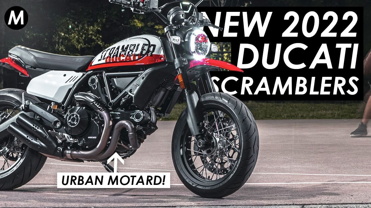 New 2022 Ducati Scrambler Urban Motard & Scrambler 1100 Tribute Pro Announced!