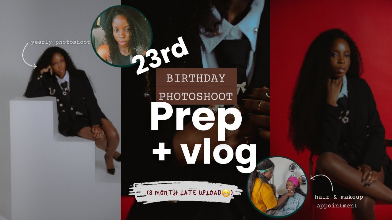 GRWM for My Birthday Photoshoot! Hair, Makeup & Shoot day📸