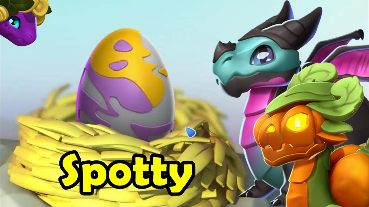 SPOTTY DRAGON Hatching, PUMPKIN DotW + ROSE-WING Dungeon! - DML #1435