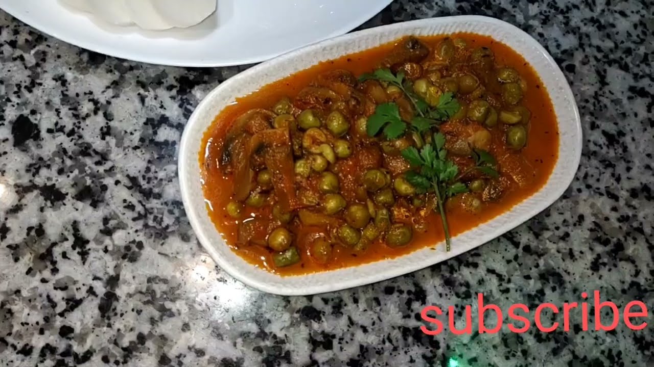 Matar aur mushroom ki jabardast recipe
