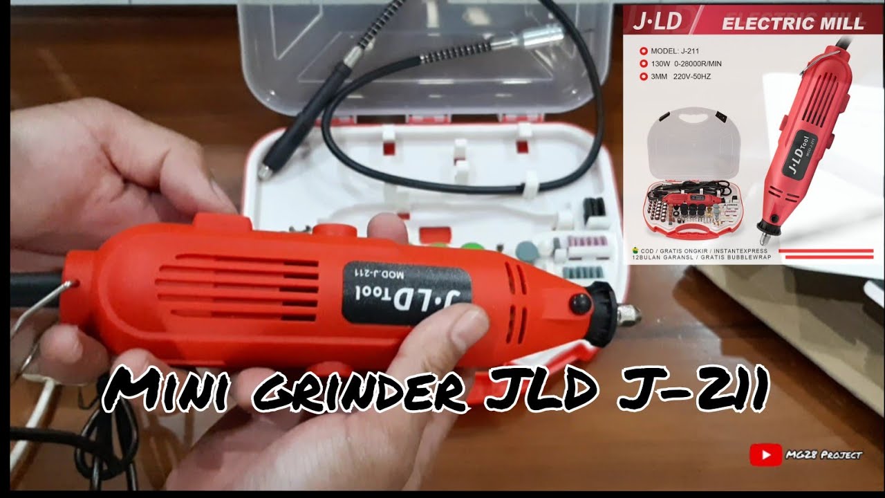 Coak cover body motor jadi lebih mudah pakai mini grinder JLD J211