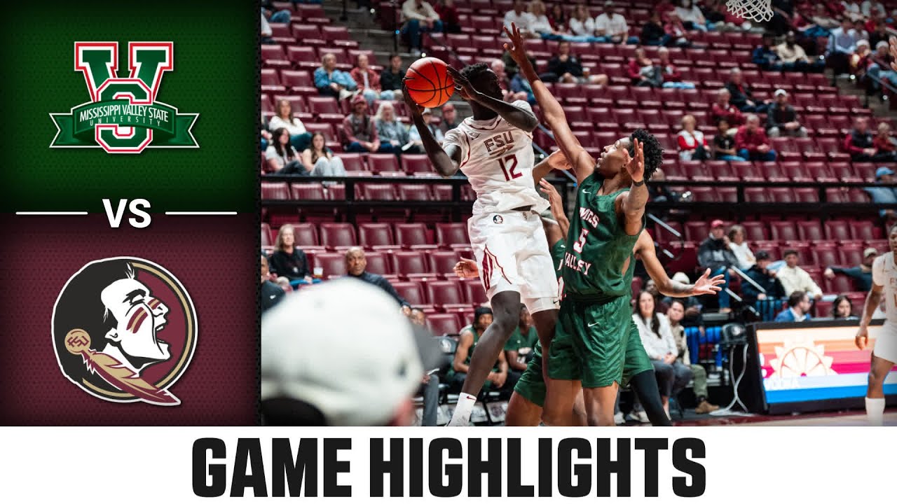 Mississippi Valley State vs. Florida State Game Highlights | 2025-26 ACC Men's Basketball