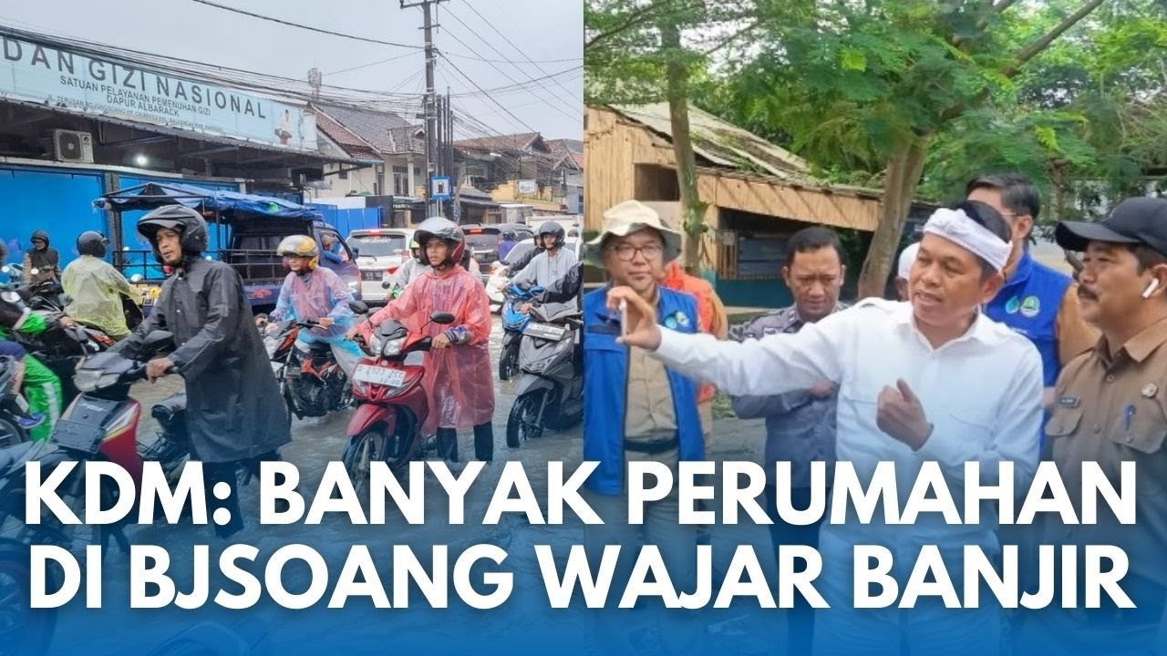 KANG DEDI SENTIL Izin Perumahan di Bojongsoang Bandung: Banyak Perumahan Baru, Akibatnya Banjir!