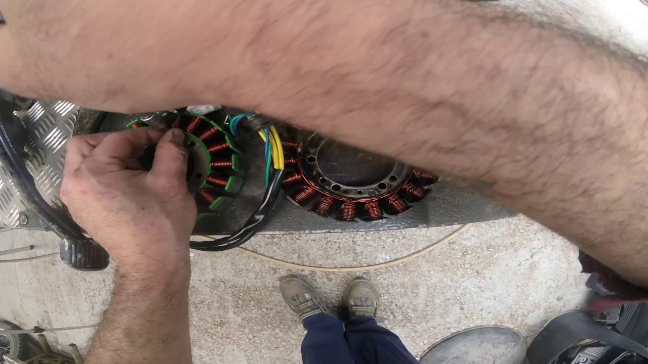 Como Cambiar estator o encendido Suzuki burgman 650cc del 2004