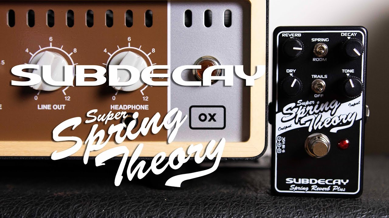 My New Favourite Reverb Pedal?! - Super Spring Theory - Subdecay Pedal Demo