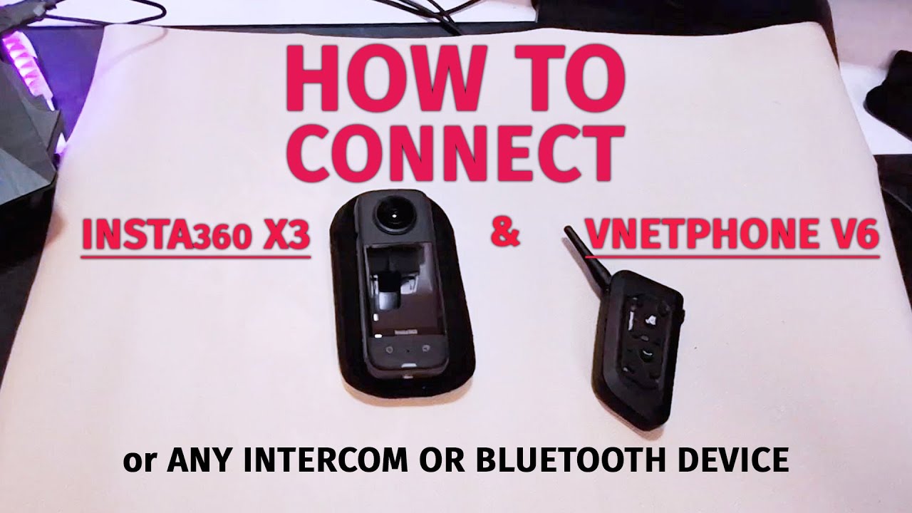How to connect Insta360 to Helmet Bluetooth | Intercom | Easy tutorial #insta360x3 