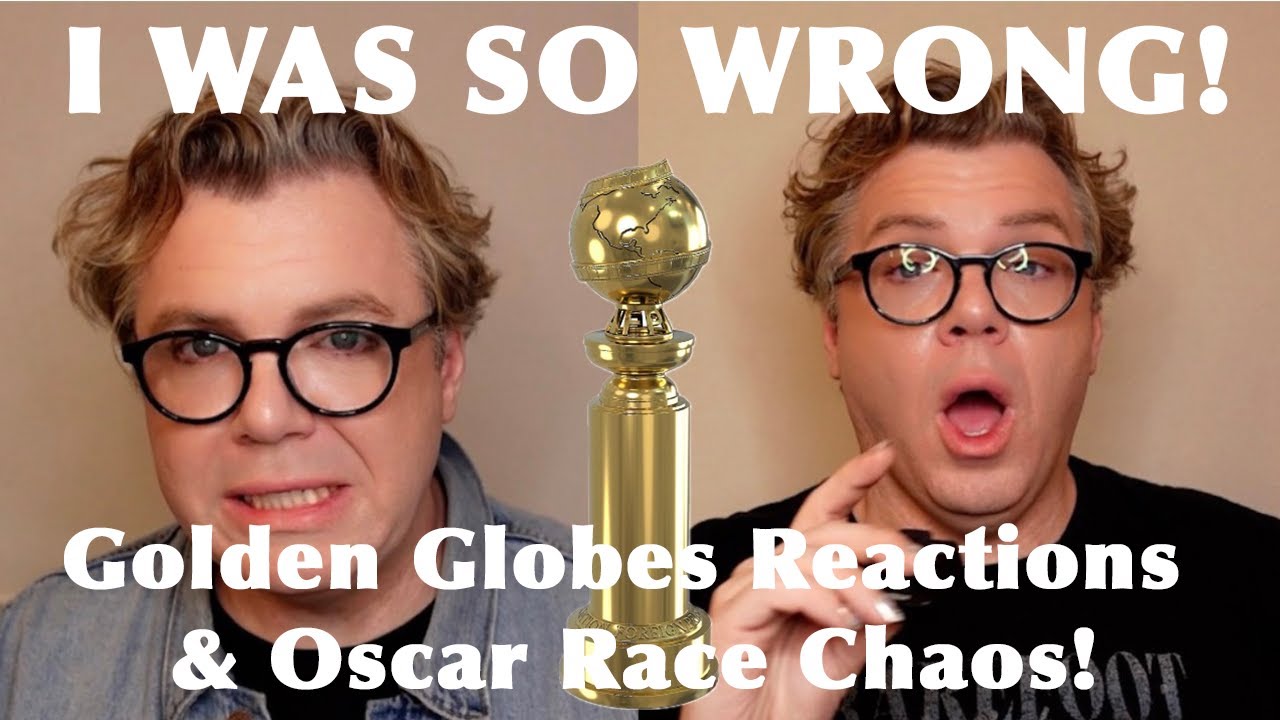 I WAS SO WRONG. 😱 Golden Globes 2026 Reactions & Oscar Race Chaos!