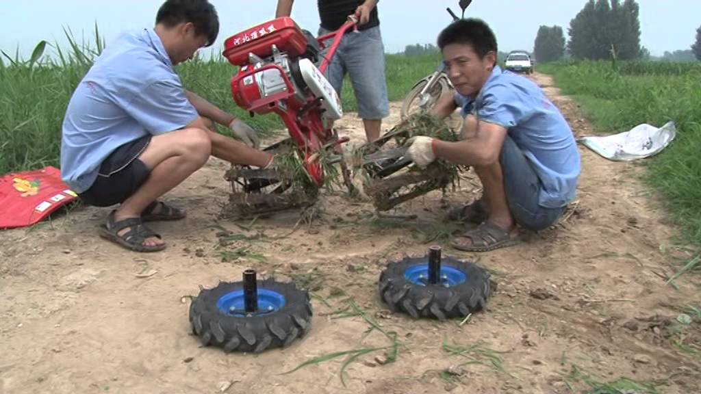 Power tiller working video