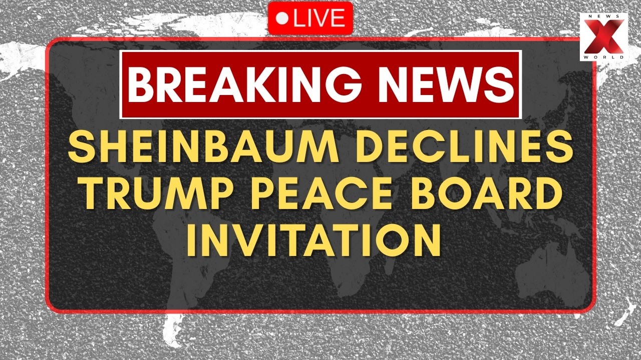 Mexico Rejects Trump Peace Board LIVE :Mexico Refuses US Peace Board Role Without Palestine Presence