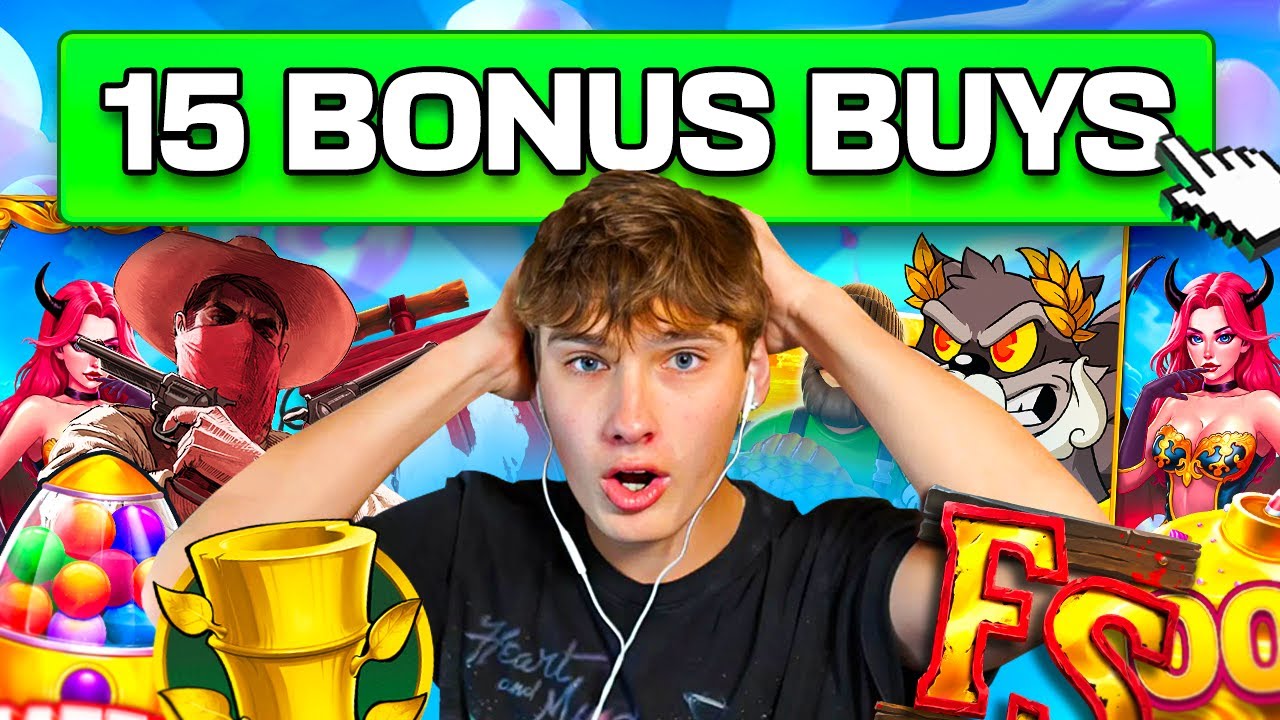 I Played The 15 Most Popular Slots for a Huge Bonus Opening!