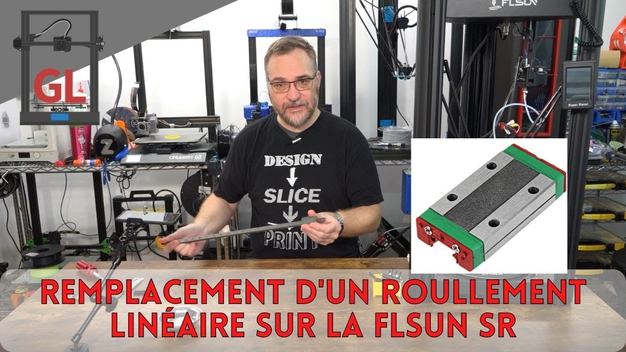 Remplacement d'un chariot de roulement à billes sur la FLSun SR