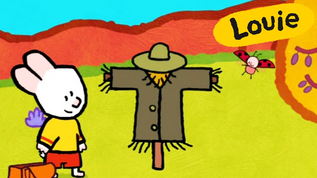 Novo canal! @LouiePortugues Inscreva-se! Louie, desenhe um Espantalho | Para crianças
