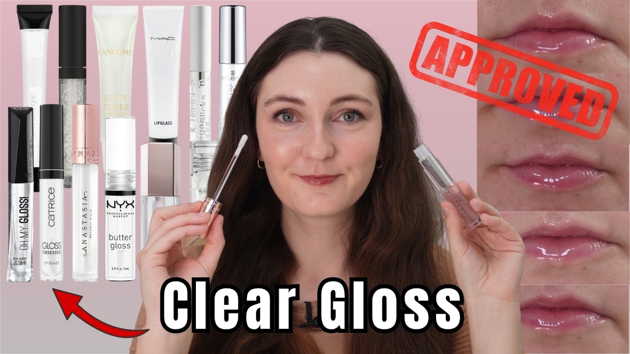 I Tested 12 CLEAR Lip Glosses - Are They Worth It?