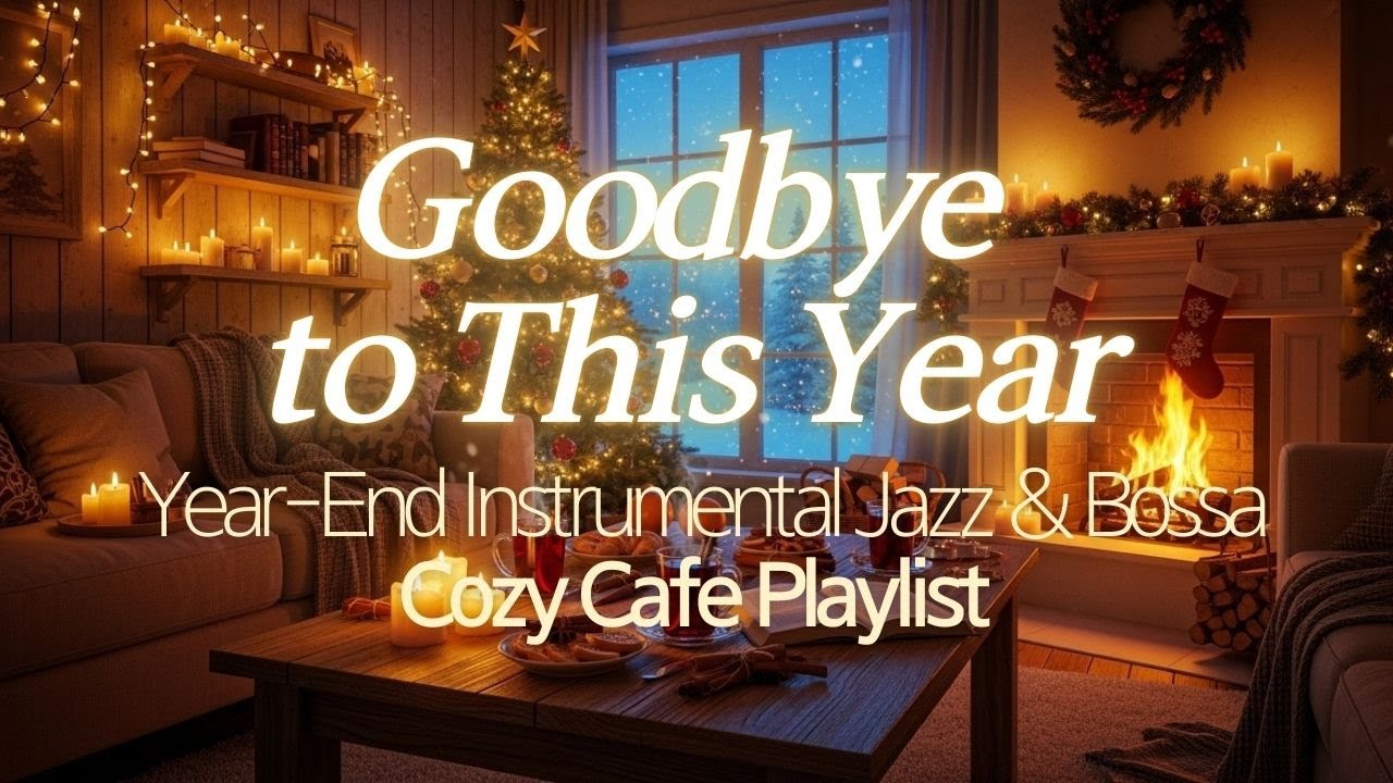 Goodbye to This Year | Year End Winter Jazz 🎄 Cozy Instrumental Caf&eacute; Playlist