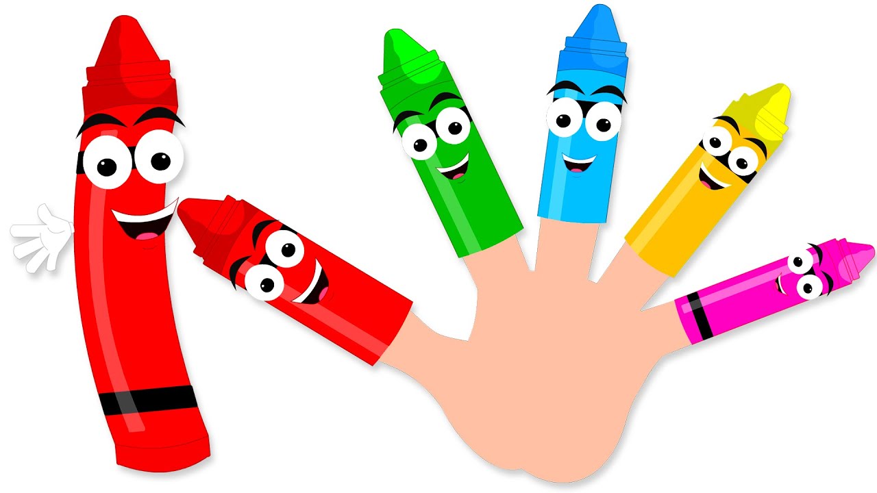 Crayons Nursery Rhymes - Crayons Finger Family Song | Nursery Rhymes For Children