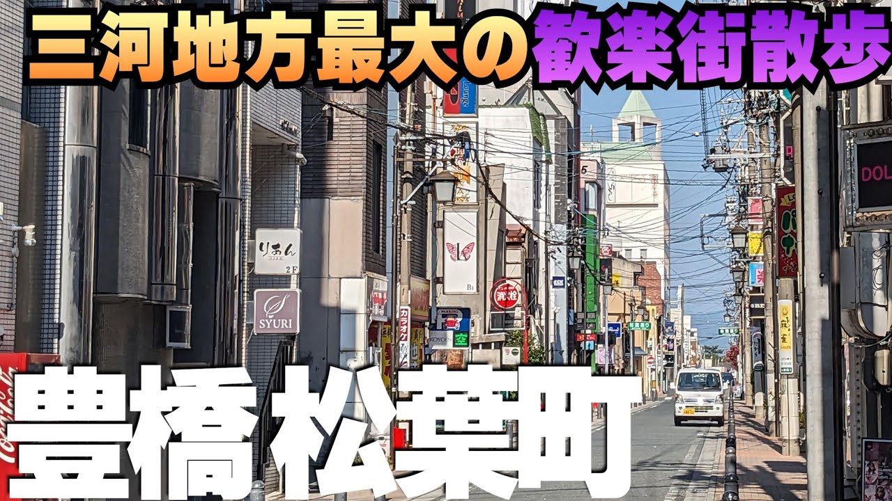 三河地方最大の夜の街【豊橋・松葉町】を歩く