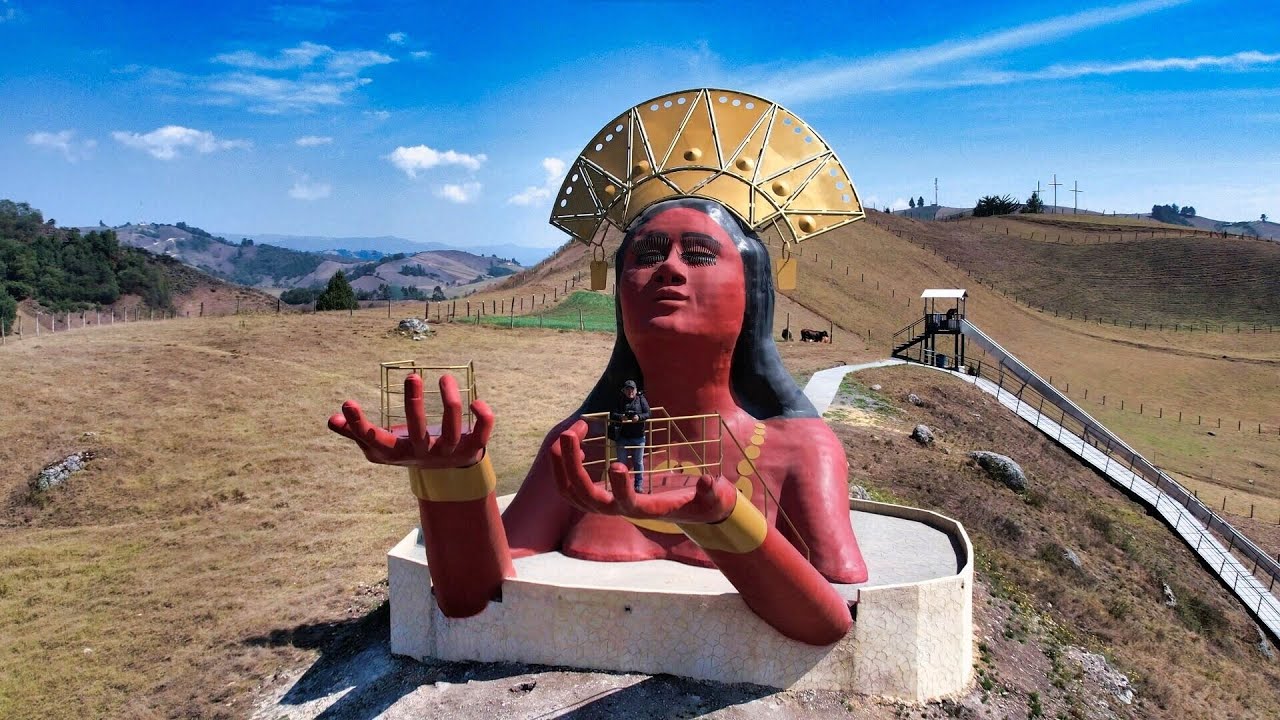 El Mirador de la Princesa Muisca en Villapinzón, Cundinamarca / Colombia.