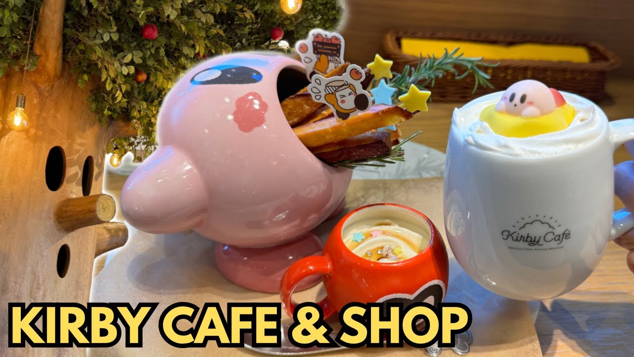 I (FINALLY) Ate at the KIRBY CAFE & SHOP Tokyo カービィ カフェ 東京