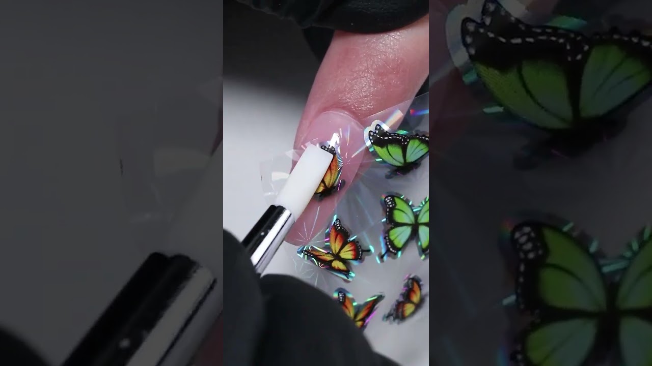 Nail Tips:How to use Transfer Foil Nail Gel?