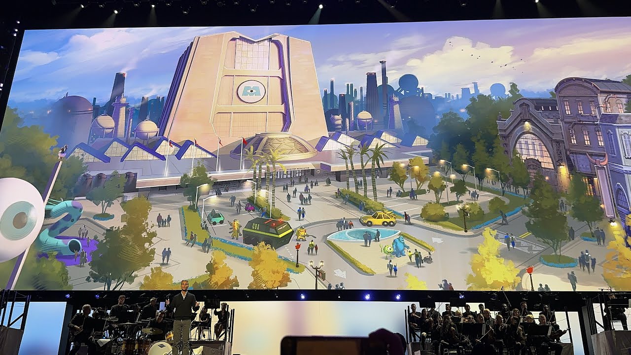 Full D23 Monsters Inc. Land Announcement for Hollywood Studios Walt Disney World (4K)