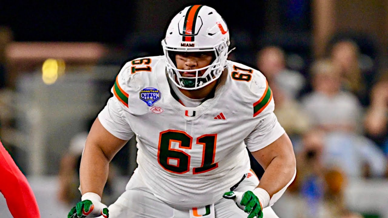 Francis Mauigoa College Football Highlights | Miami Tackle | NFL Draft Film