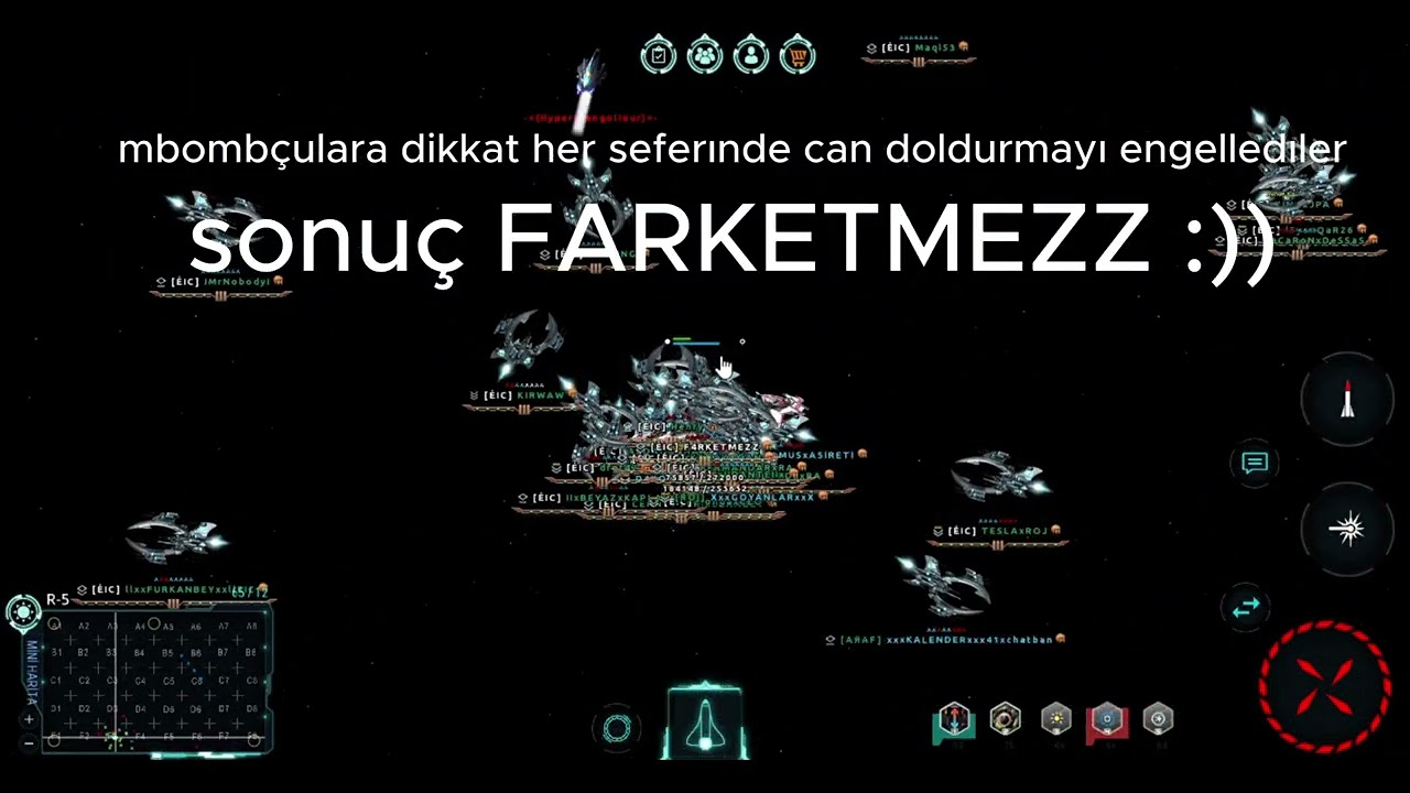 WARUNIVERSE FARKETMEZ&DAYN İLE DT&GAZİ MEYDAN DAYAĞI 100v100 #waruniverse #darkorbit