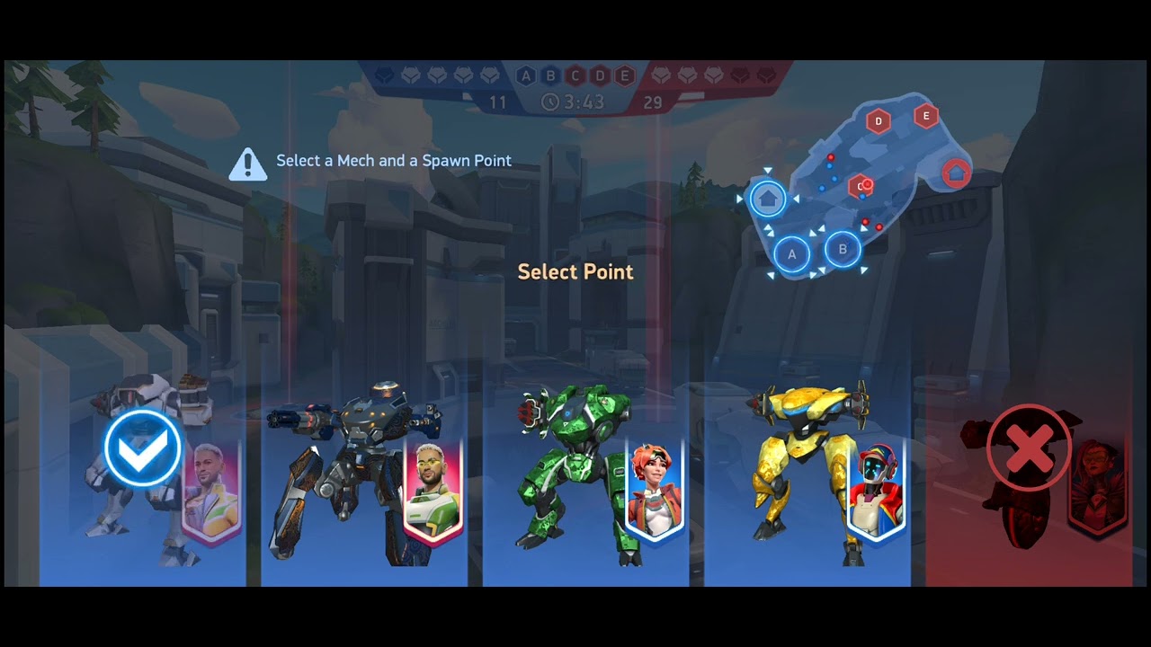 Mech Arena Battle- Quick Match Control Point Clash