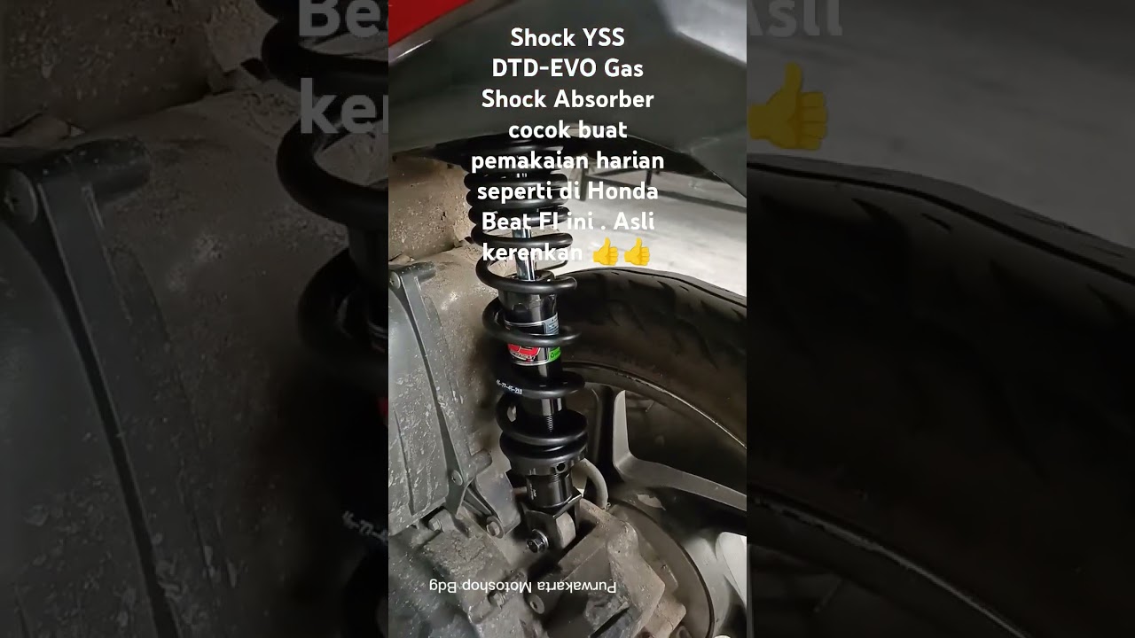 Beat FI pasang shock YSS tipe DTG-EVO