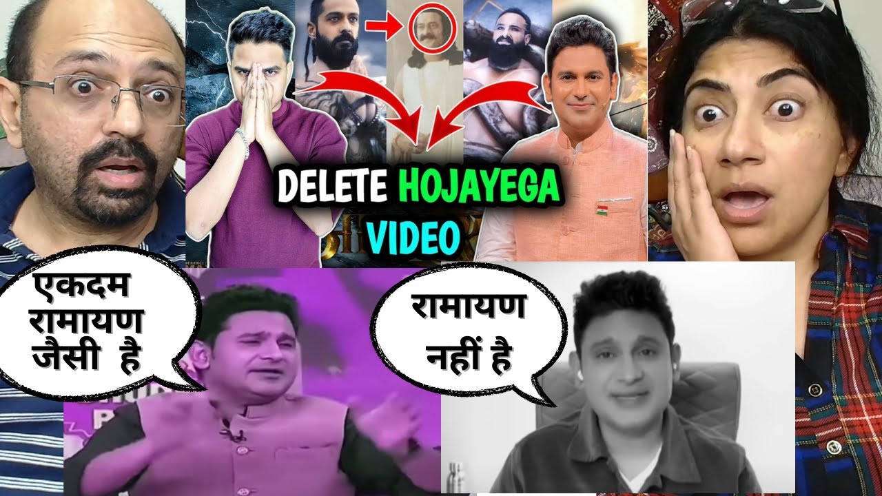 Angry Reply to Manoj Muntashir & Om Raut😡| Brutally Exposing Adipurush Makers 😲|  Gajab Reactions😱!