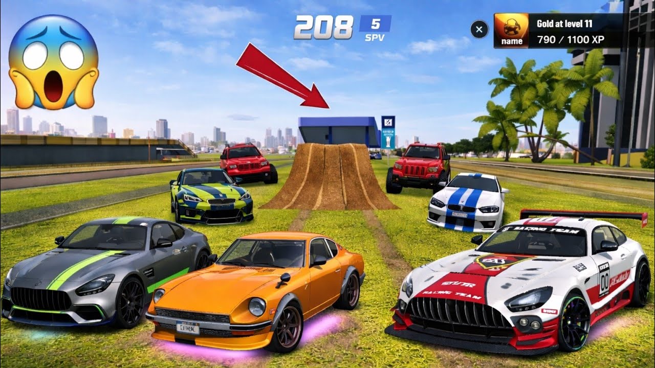 All Cars Stunts Through the Biggest Building 😱🔥 Extreme Car Driving Simulator 