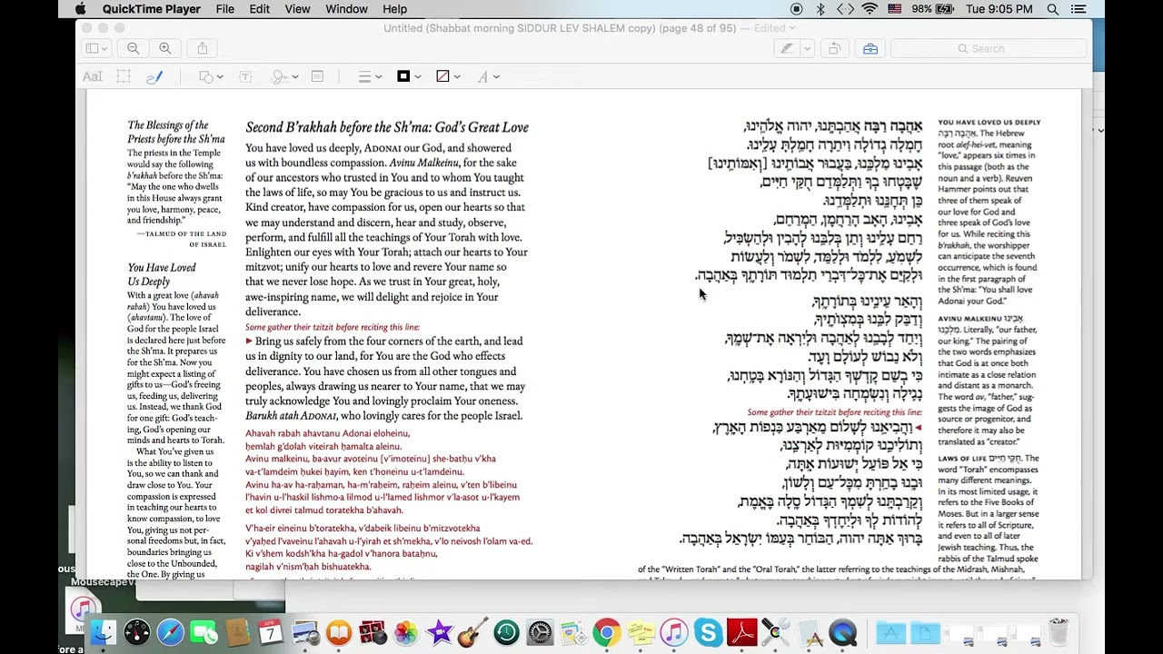 Shacharit tutorial