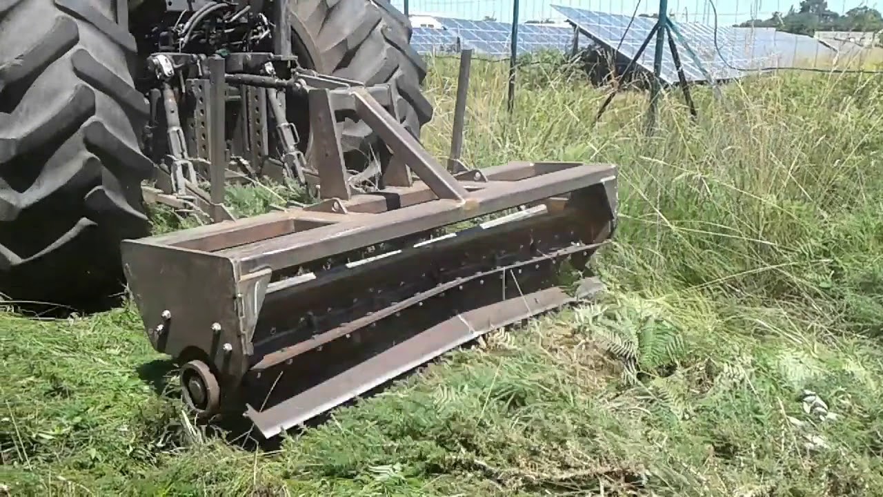 Drum chopper dedicated to forestry maintenance