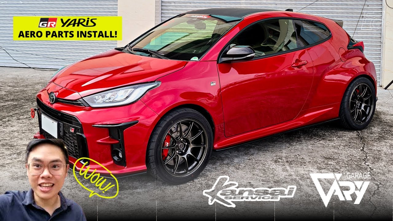 GR Yaris JDM Aero Parts Installed + Track Testing at Clark International Speedway