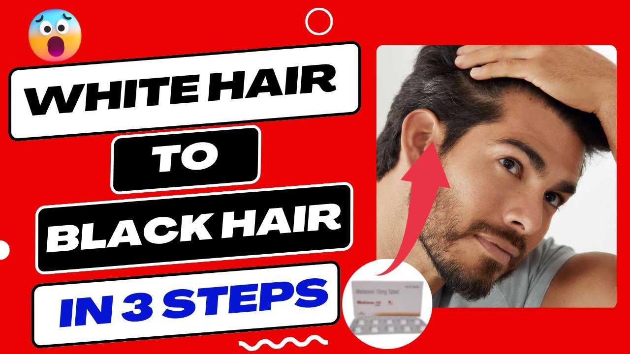 White Hair to Black Hair in 2 Easy Steps | इसे खाने से आपके बाल हो जायँगे काले | 