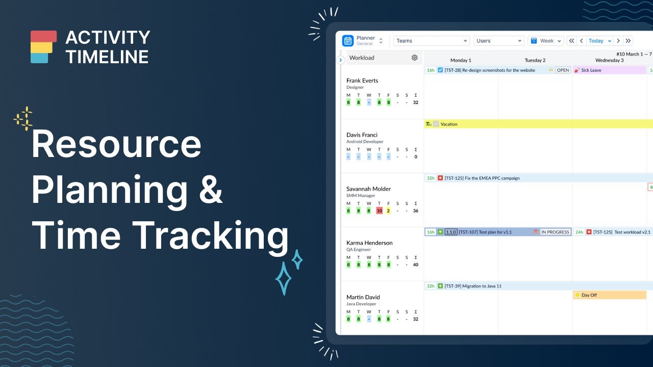 ActivityTimeline: Unlock the Power of Capacity Planning & Time Tracking for Jira