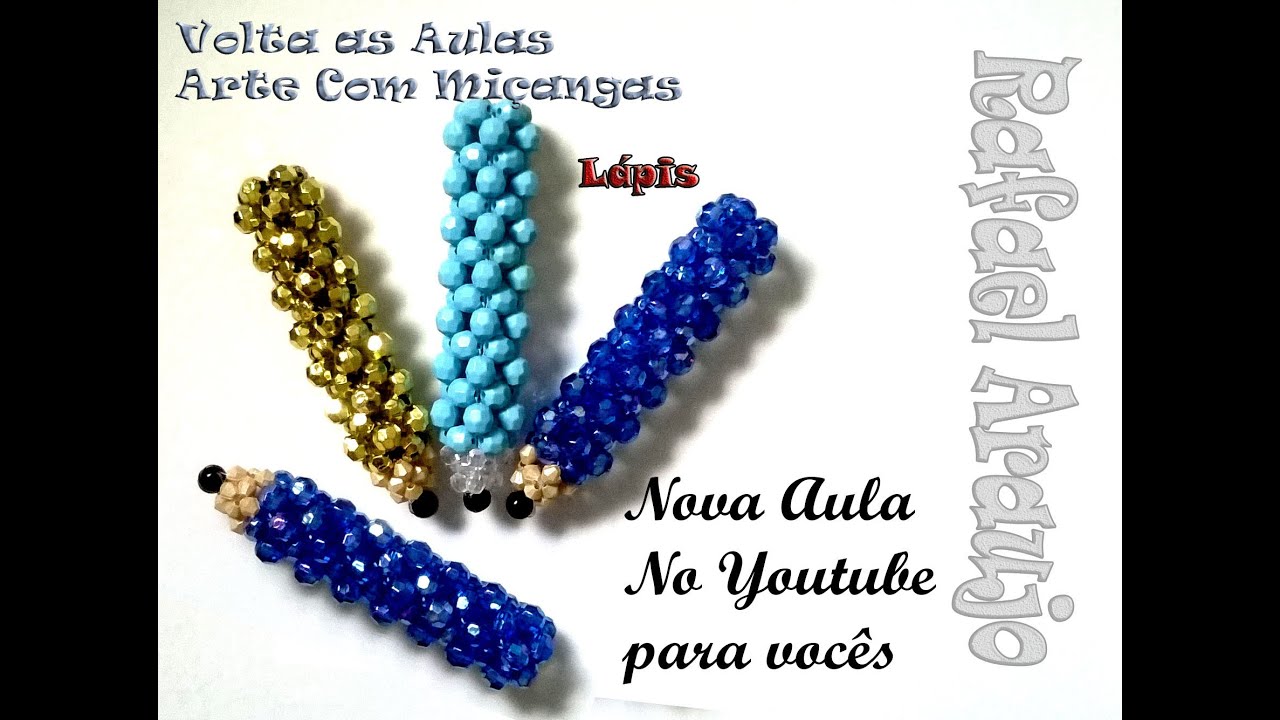 Aula do Lápis de Miçangas
