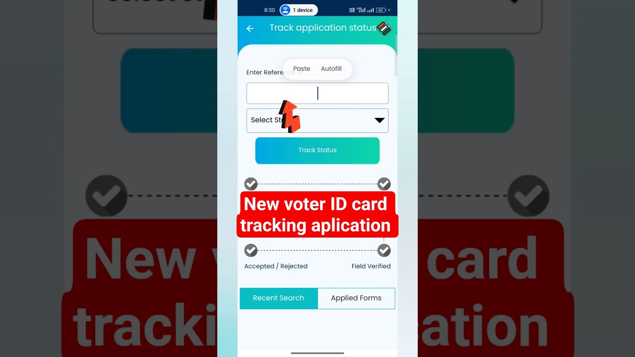 New voter ID card Track Kese kare How to voter ID card tracking #voterhelpline #election