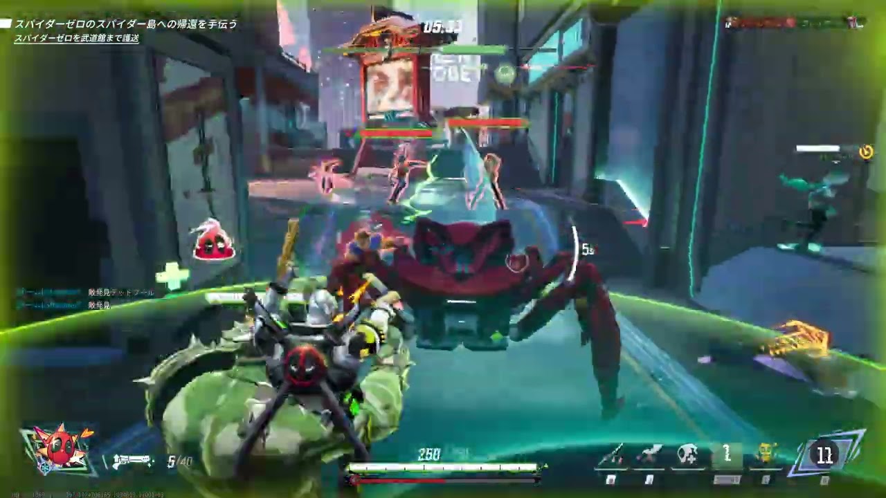#Healpool🟩#Deadpool MARVEL RIVALS s7🟩【RTX4090】OW2Master デッドプール。ヒールプール。