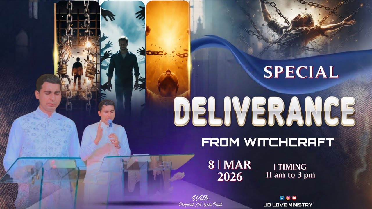 SPECIAL DELIVERANCE FROM WITCHCRAFT SUNDAY MEETING | 8-3-2026 | JD LOVE MINISTRY