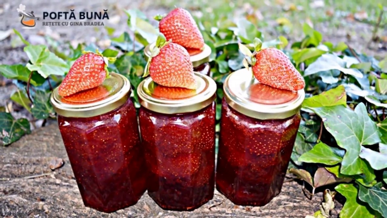 Dulceata de capsuni (reteta veche) | Gina Bradea