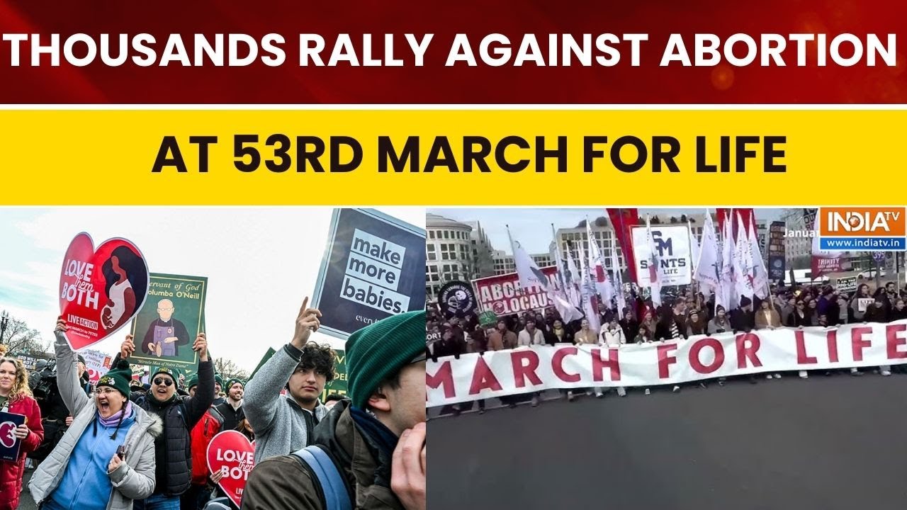 Washington Sees Thousands Rally for 53rd Annual March for Life Against Abortion