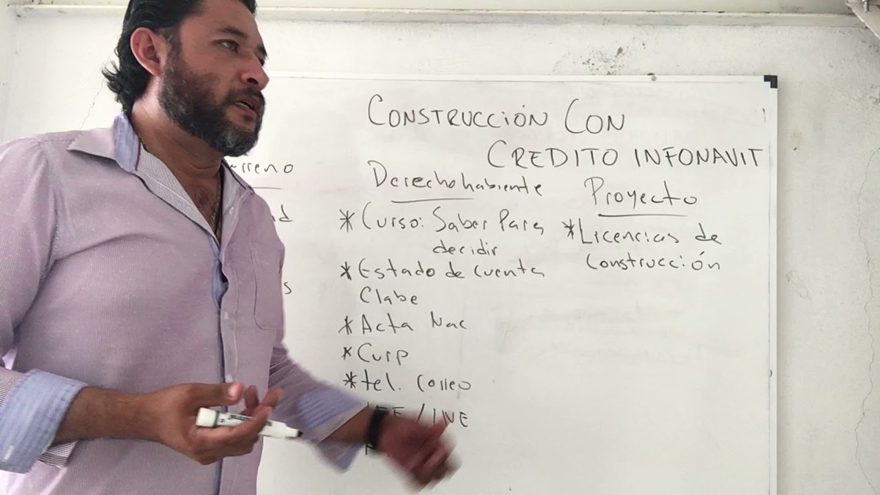 Como construir con cr&eacute;dito INFONAVIT