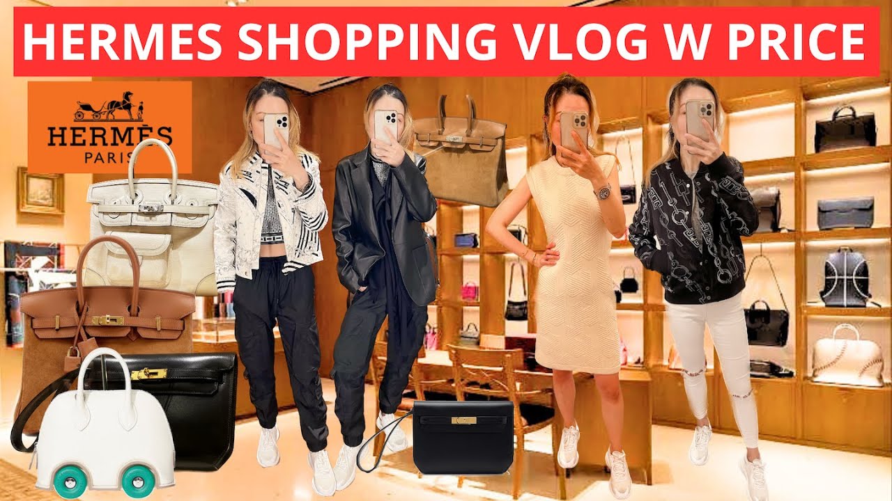 HERMES SHOPPING VLOG WITH PRICE | Hermes shopping in Shanghai | Hermes ready to wear try on etc