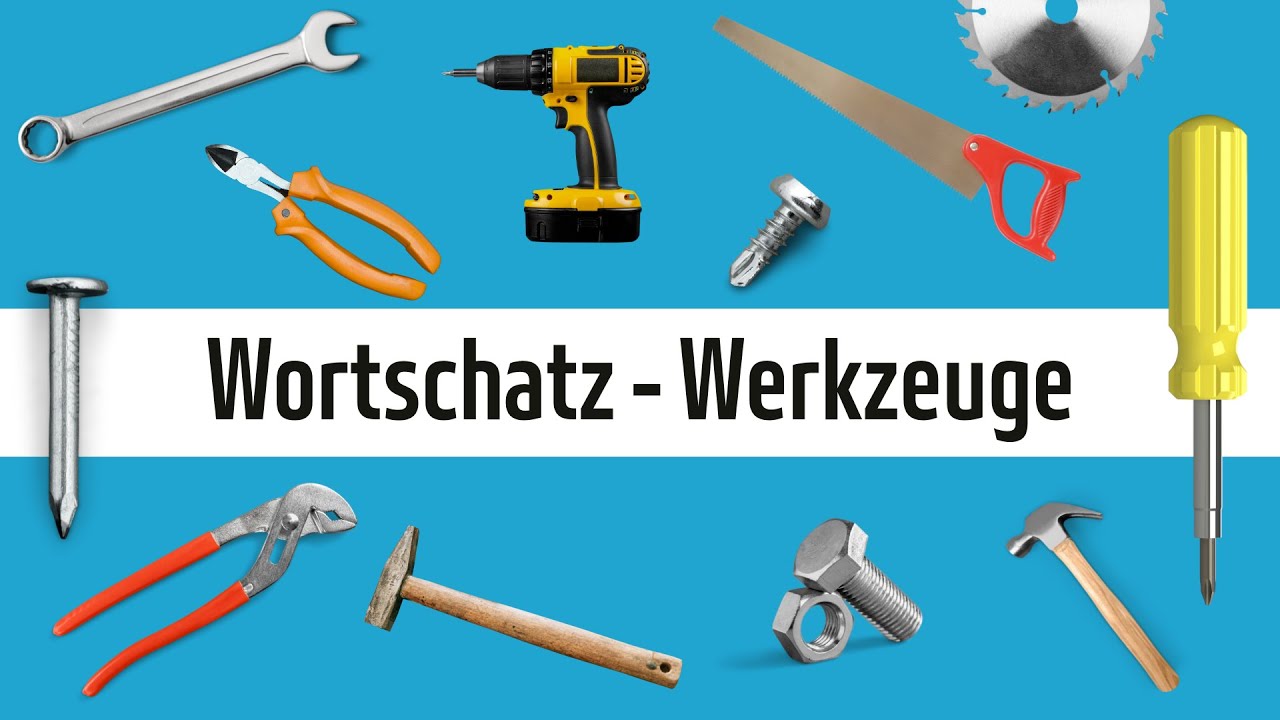 Learn German - Vocabulary: Tools