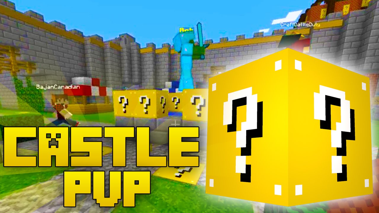 LUCKY KING WOOFLESS! Minecraft Modded Castle PvP w/ Lucky Blocks!