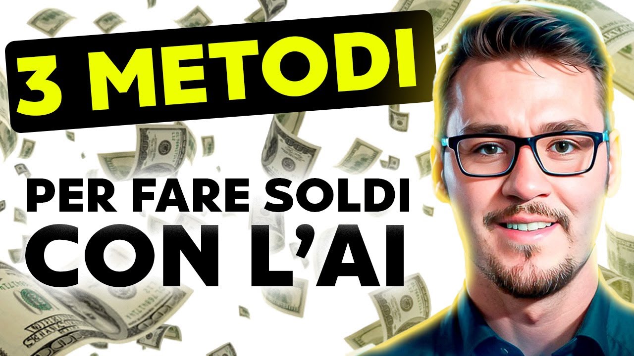3 METODI per GUADAGNARE CON L'AI  (Per Principianti) - Guadagnare Soldi Online