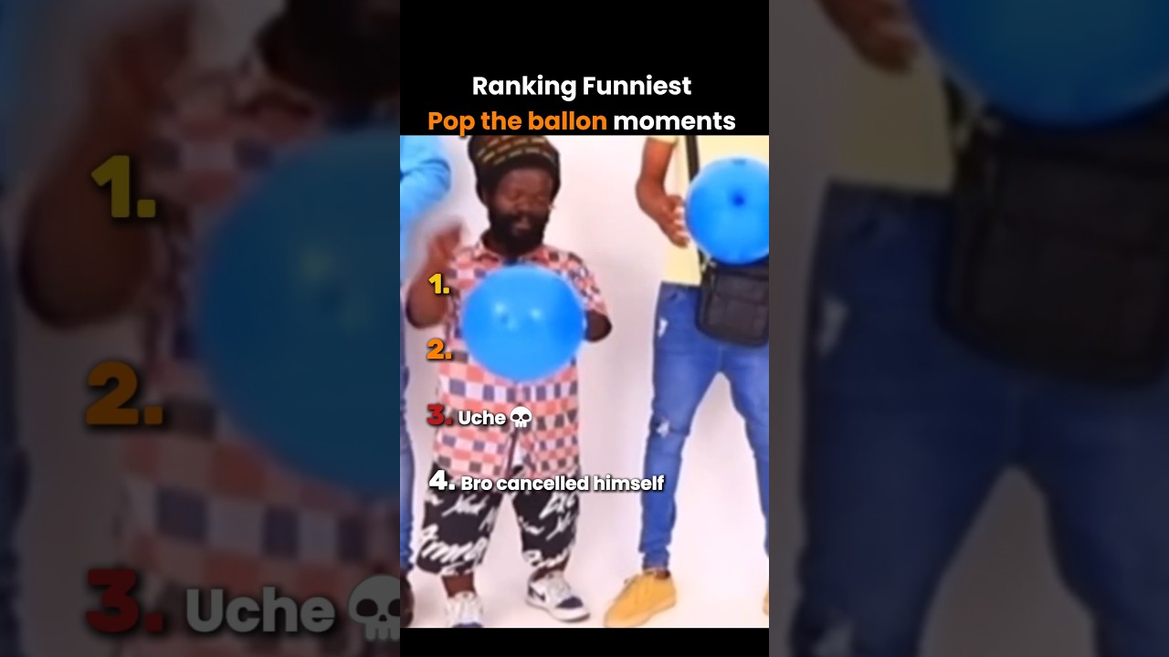 Funniest Pop balloon moments 😂 #ranking #funny