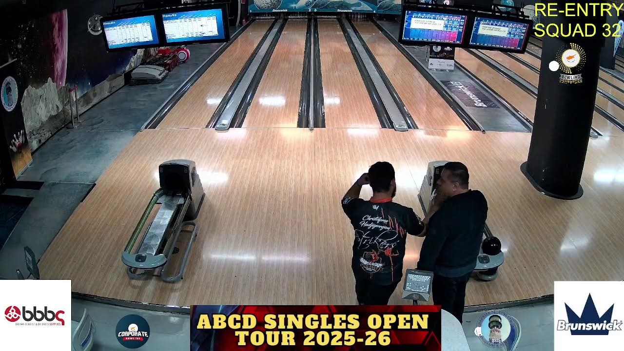 ABCD SINGLES OPEN 2025 - 2026 RE-ENTRY SQUAD 33 / LANES 1-4